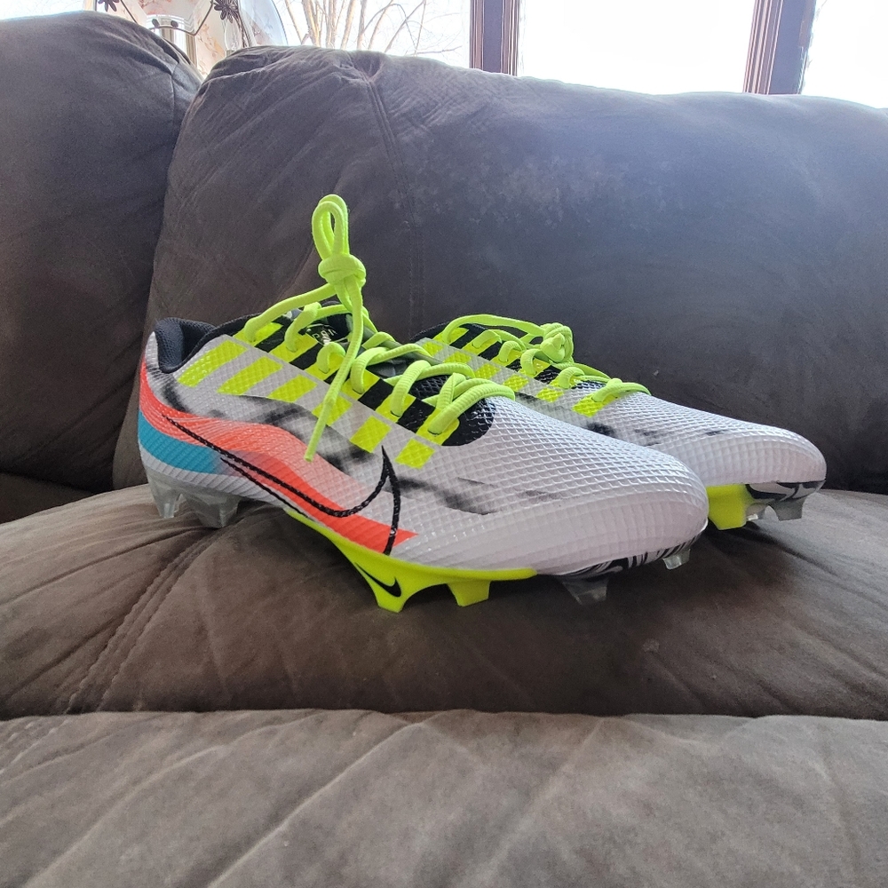 Nike Vapor Edge speed 360 multi zebra football cleats mens size 10